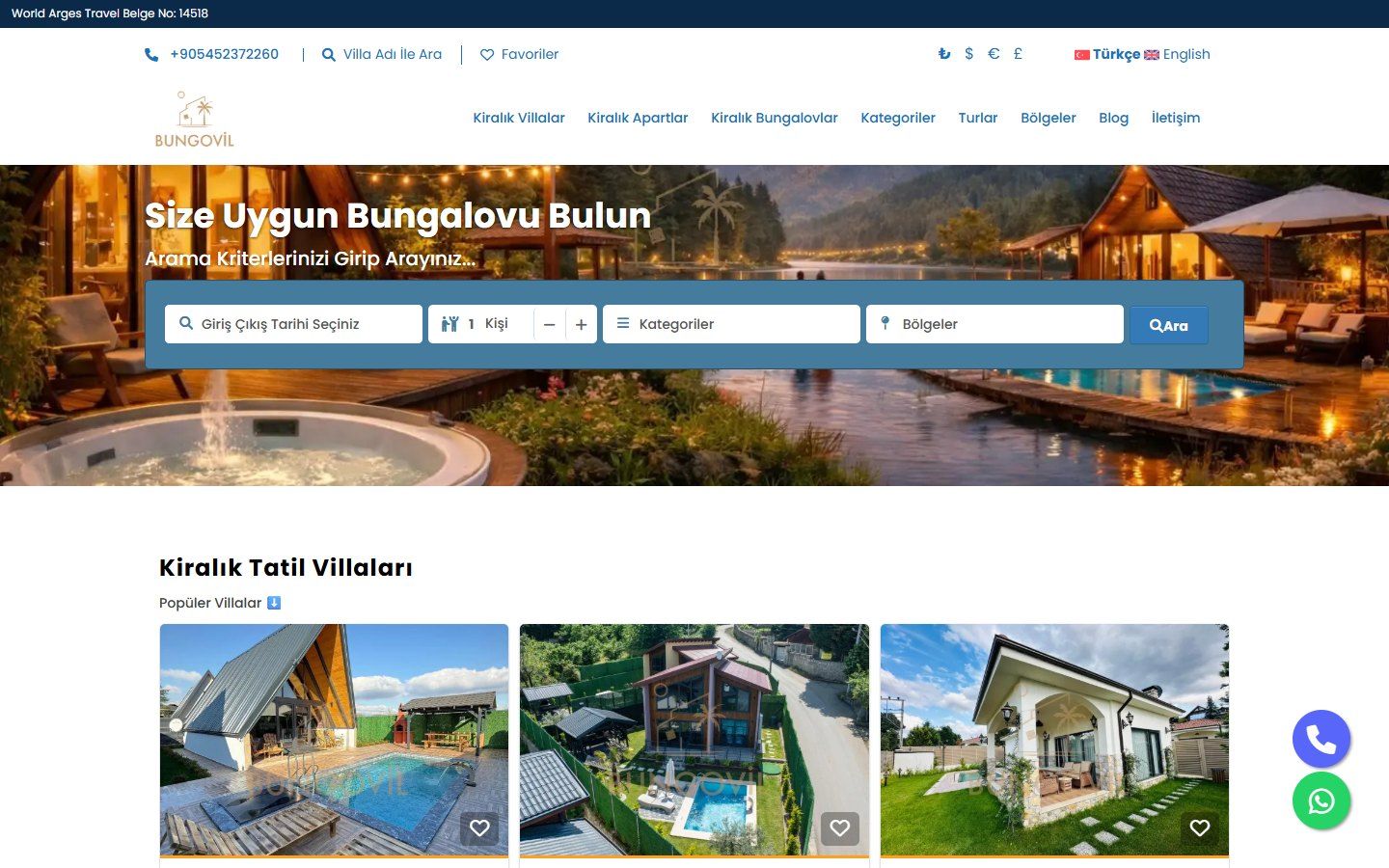 Bungovil web sitesi