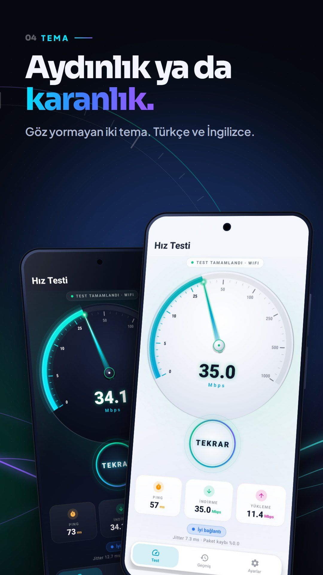 RealSpeedTest ekranı 4