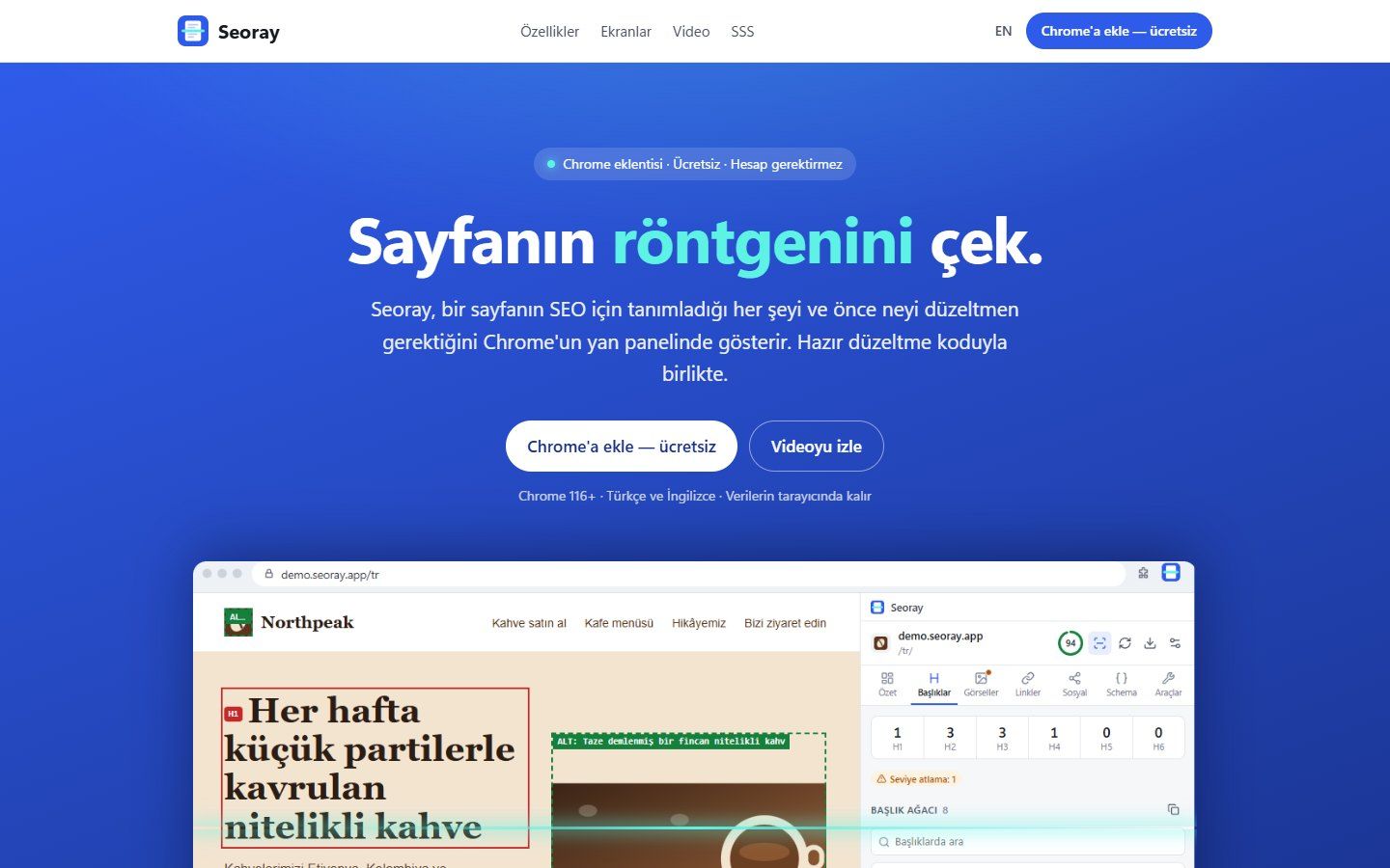 Seoray ekran görüntüsü